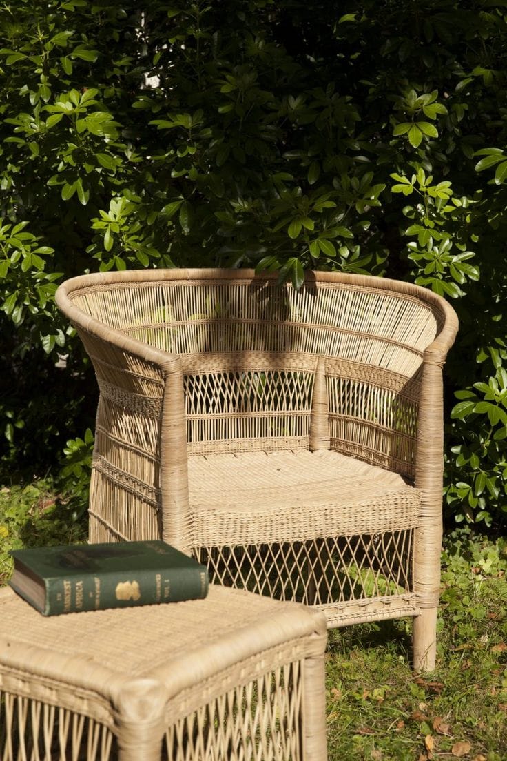 malawi cane chair